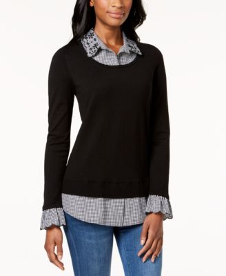 macy's charter club petite sweaters