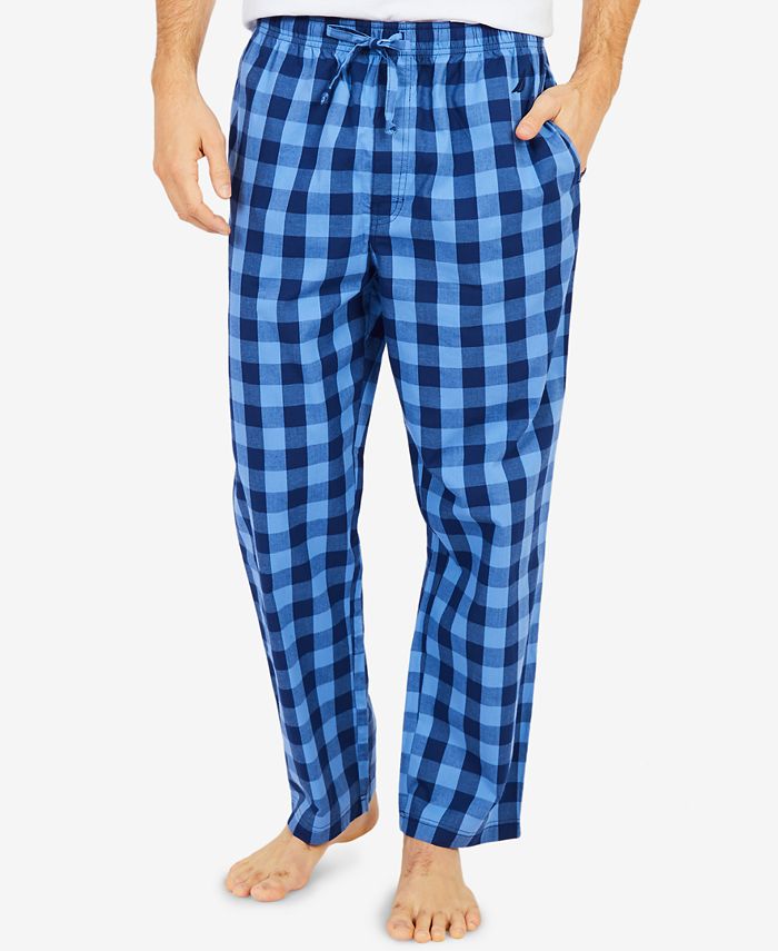 Nautica Men's Buffalo Plaid Cotton Pajama Pants & Reviews - Pajamas ...