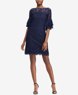 ralph lauren lace dress macy's