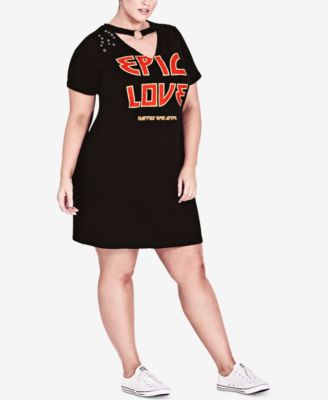 chic t shirt dress