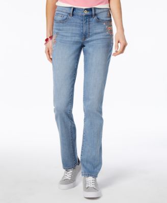 tommy hilfiger curvy straight jeans