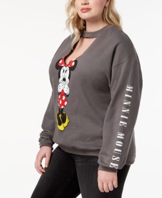 plus size minnie mouse sweatshirt