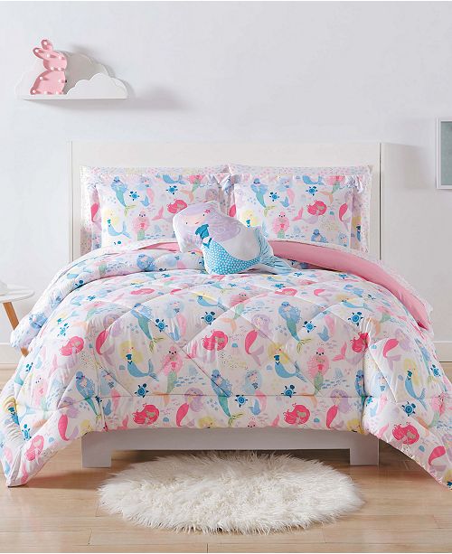My World Mermaids Twin Twin Xl 2 Pc Comforter Set Reviews Bed In A Bag Bed Bath Macy S