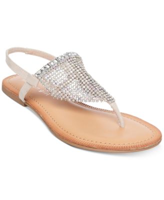 madden girl rhinestone slides