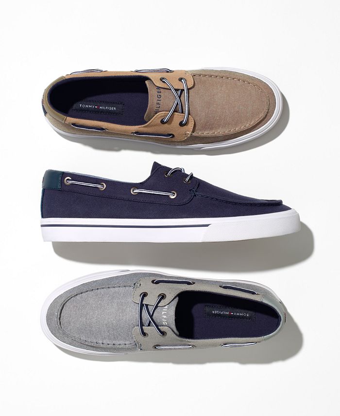 tommy hilfiger black canvas shoes