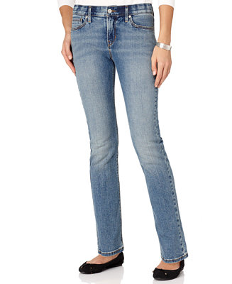 Levi's Petite Jeans, 525 Straight Leg Sky Wash - Jeans - Women - Macy's