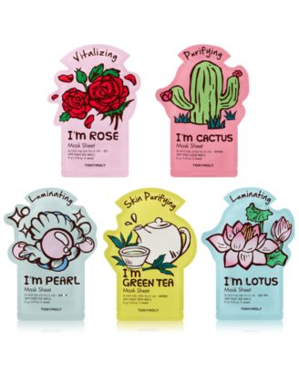 TONYMOLY, 5 шт. Набор листовых масок