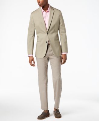 macy's alfani slim fit suit