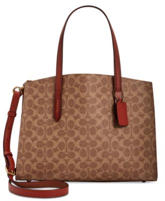 coach signature handbag