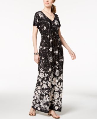 dolman sleeve maxi dress