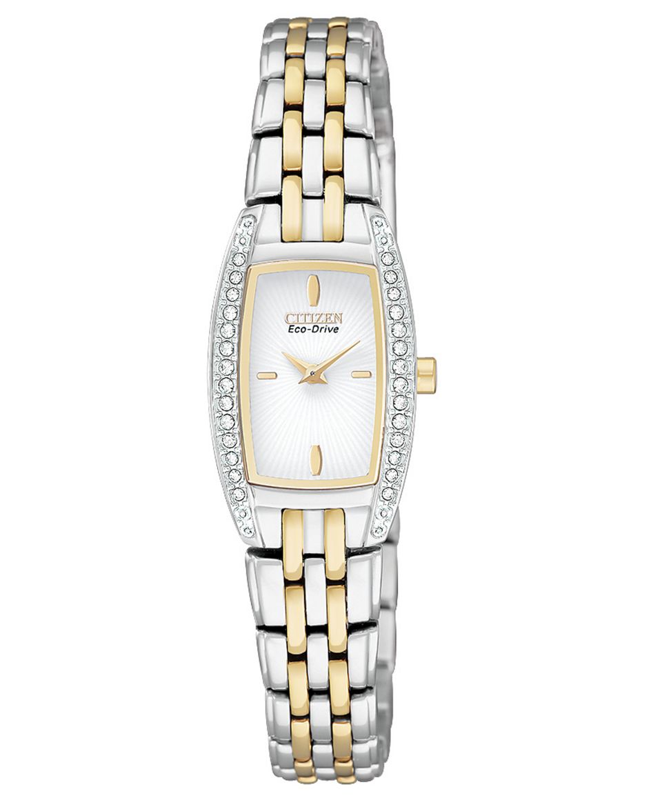 Citizen Watch, Womens Eco Drive Two Tone Stainless Steel Bracelet