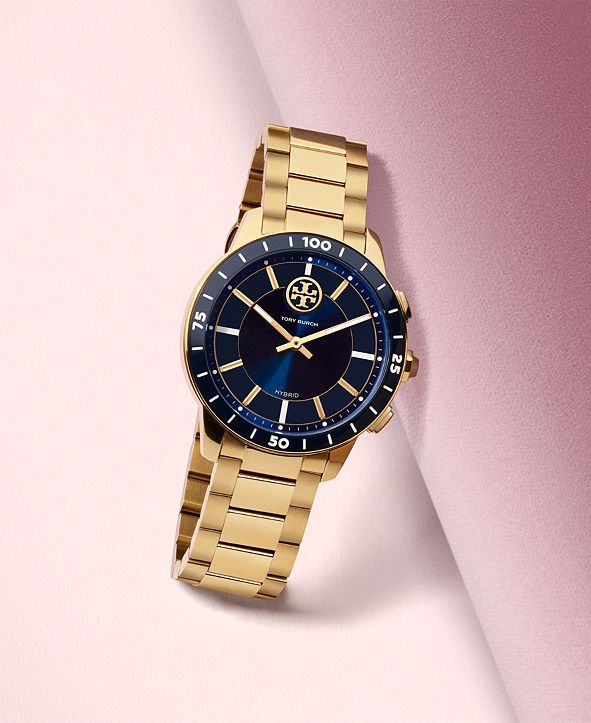 tory burch collins hybrid watch