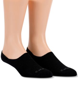Calvin Klein Men's No-Show Socks, 2 