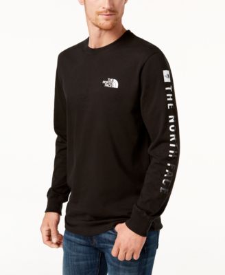 the north face men's long sleeve shirts