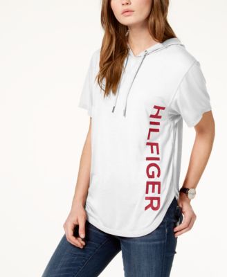 tommy hilfiger short sleeve hoodie