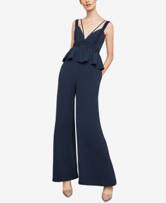 bcbg navy jumpsuit