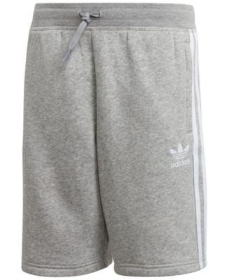 adidas fleece shorts grey