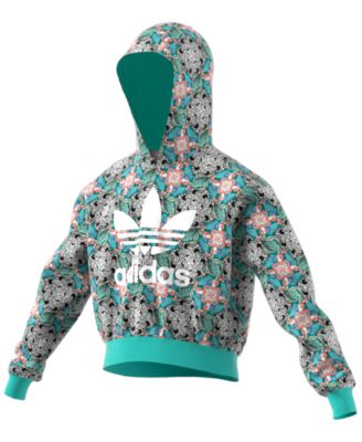 girls adidas crop hoodie