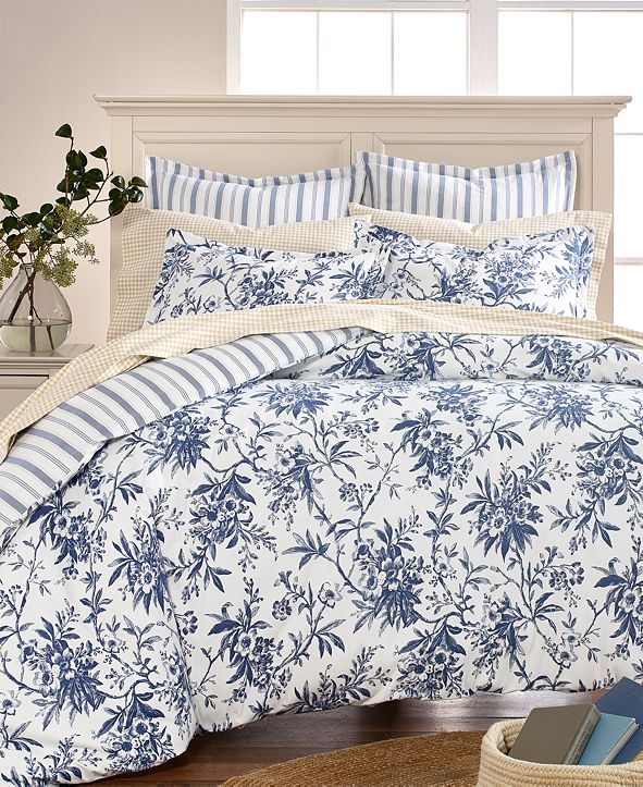 Martha Stewart Collection CLOSEOUT! Cozy Toile Cotton Flannel King