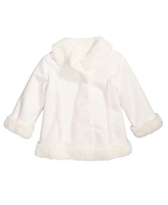 baby faux shearling coat