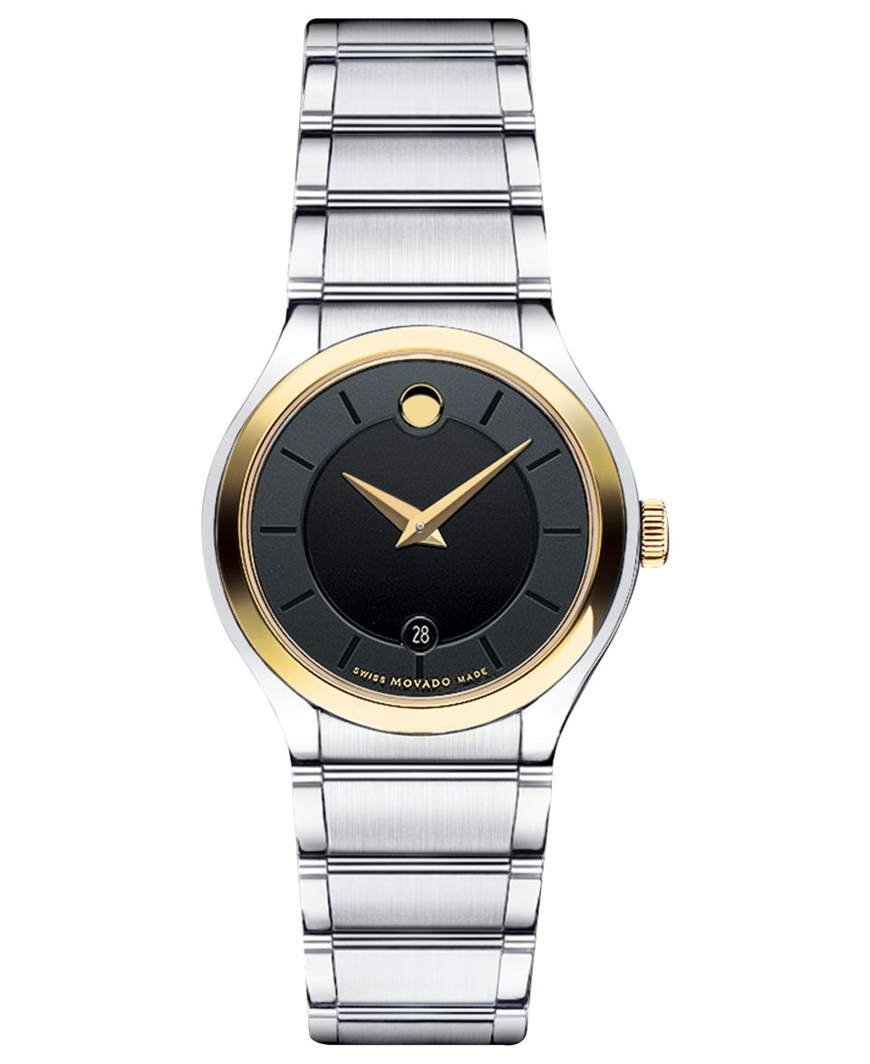 Movado Watch, Womens Amorosa Two Tone Stainless Steel Bangle Bracelet