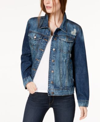 STS Blue Cotton Boyfriend Denim Jacket 