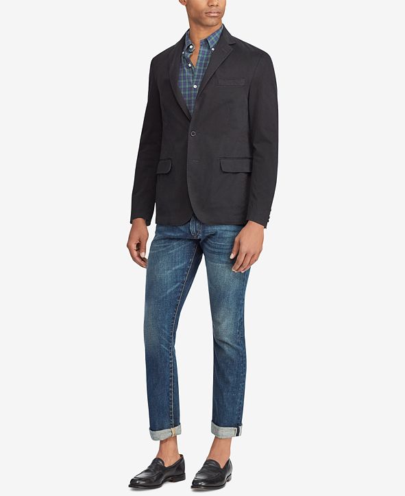polo ralph lauren men's stretch chino sport coat