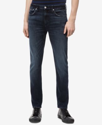 calvin klein jeans slim straight true dark blue
