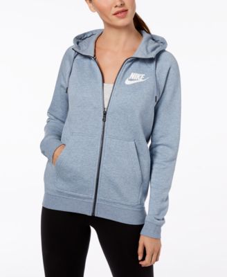 nike sportswear rally fleece zip hoodie