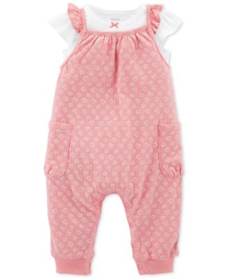 carters baby girl overalls