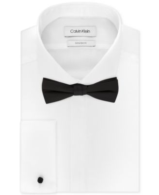 white dress shirt with bow tie