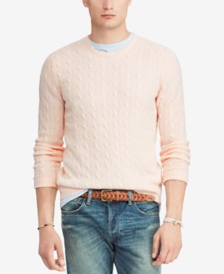 ralph lauren pink cashmere sweater
