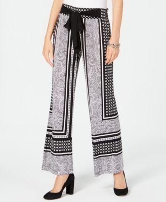 macy's inc wide leg pants