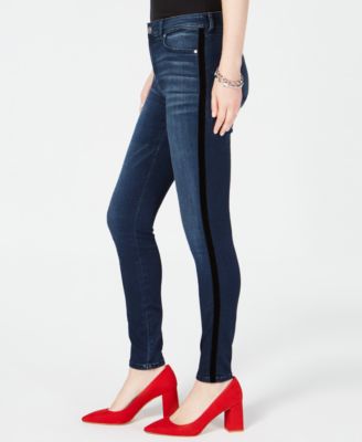 full length straight leg jeans