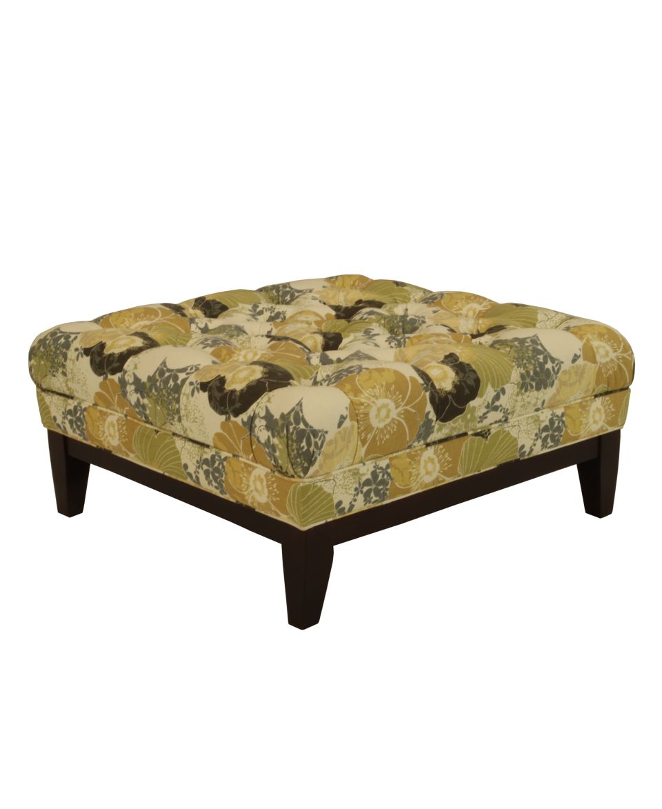 Natalie Fabric Accent Cocktail Table, 35W x 35D x 17H