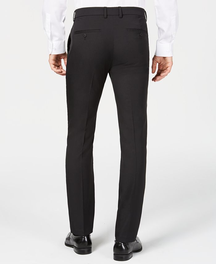Alfani Men's AlfaTech Classic-Fit Stretch Pants, Created for Macy's ...