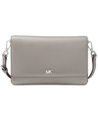 michael michael kors pebble leather phone crossbody wallet