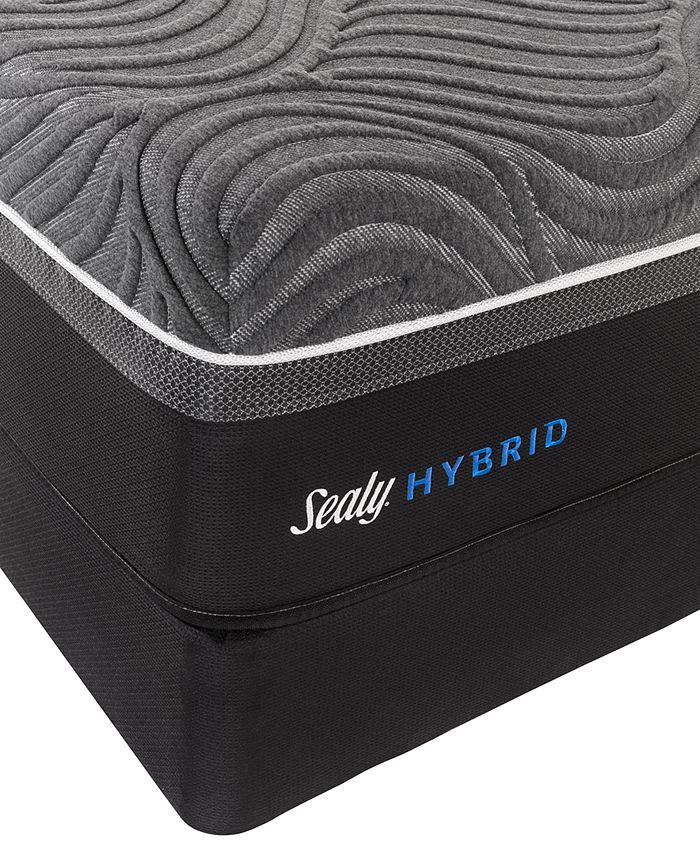 Sealy Silver Chill 14" Hybrid Plush Mattress Set California King & Reviews Mattresses Macy's