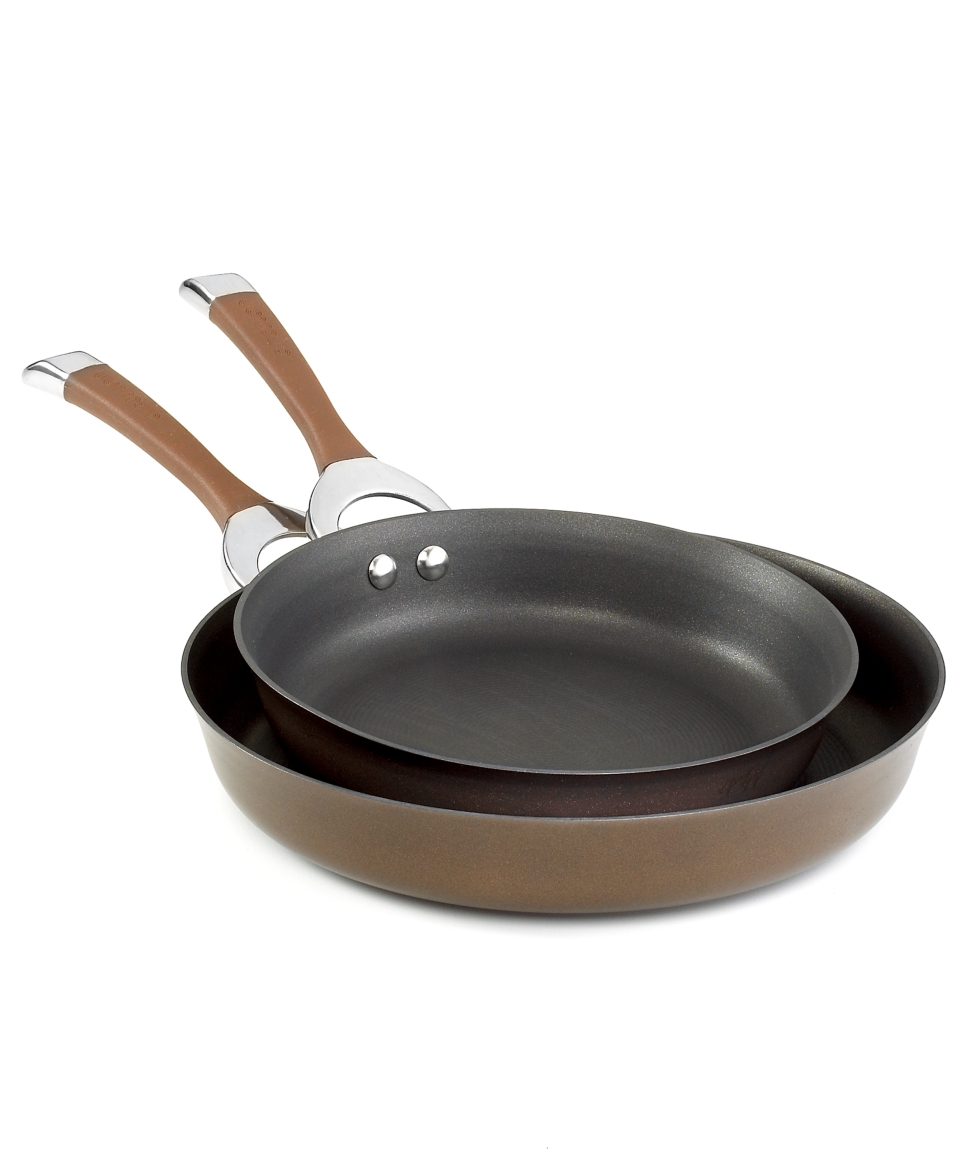 Circulon Skillets, 10 & 12 Symmetry Chocolate