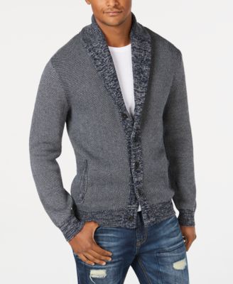 mens textured cardigan