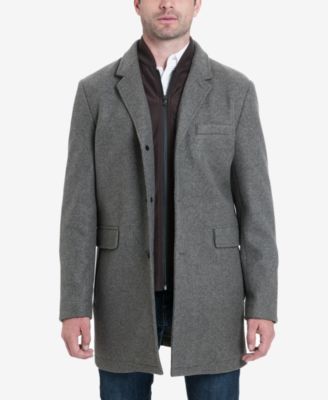 michael kors men's ghent stretch wool top coat