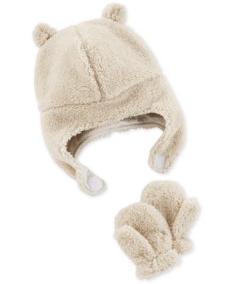 baby hat and mitten set