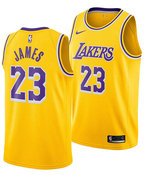 Nike Men S Lebron James Los Angeles Lakers Icon Swingman Jersey Reviews Sports Fan Shop By Lids Men Macy S