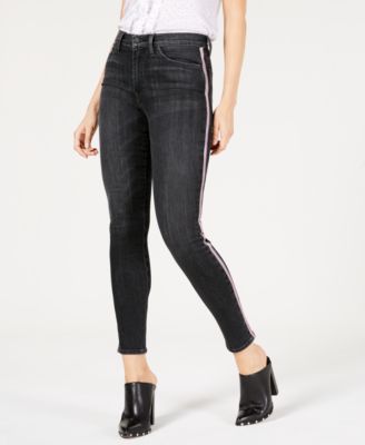hudson striped jeans