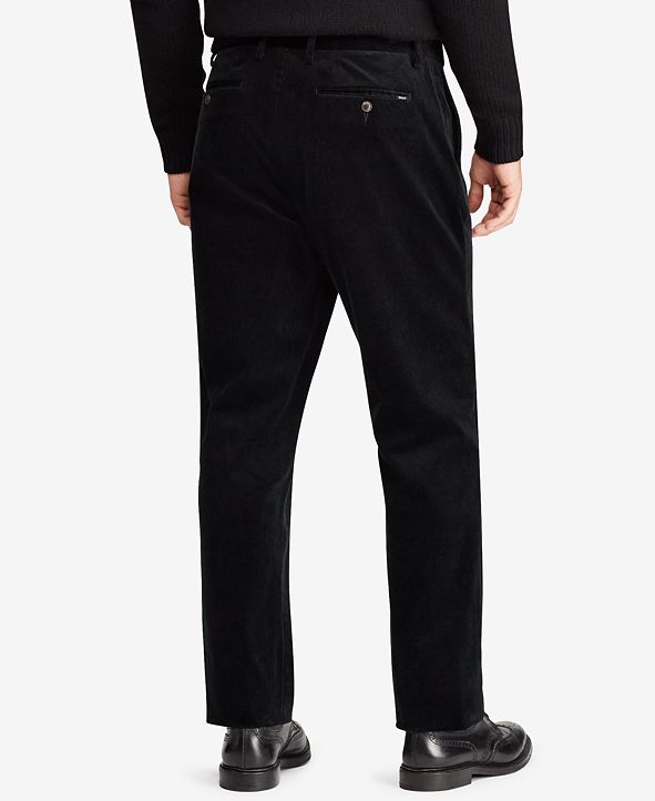polo ralph lauren men's stretch classic fit corduroy pants