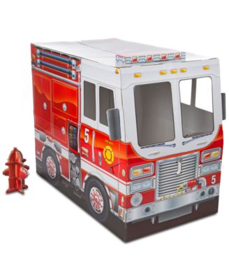 melissa & doug food truck indoor corrugate playhouse