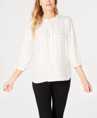 macy's blouses petite