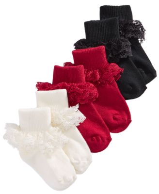 red ruffle socks for babies