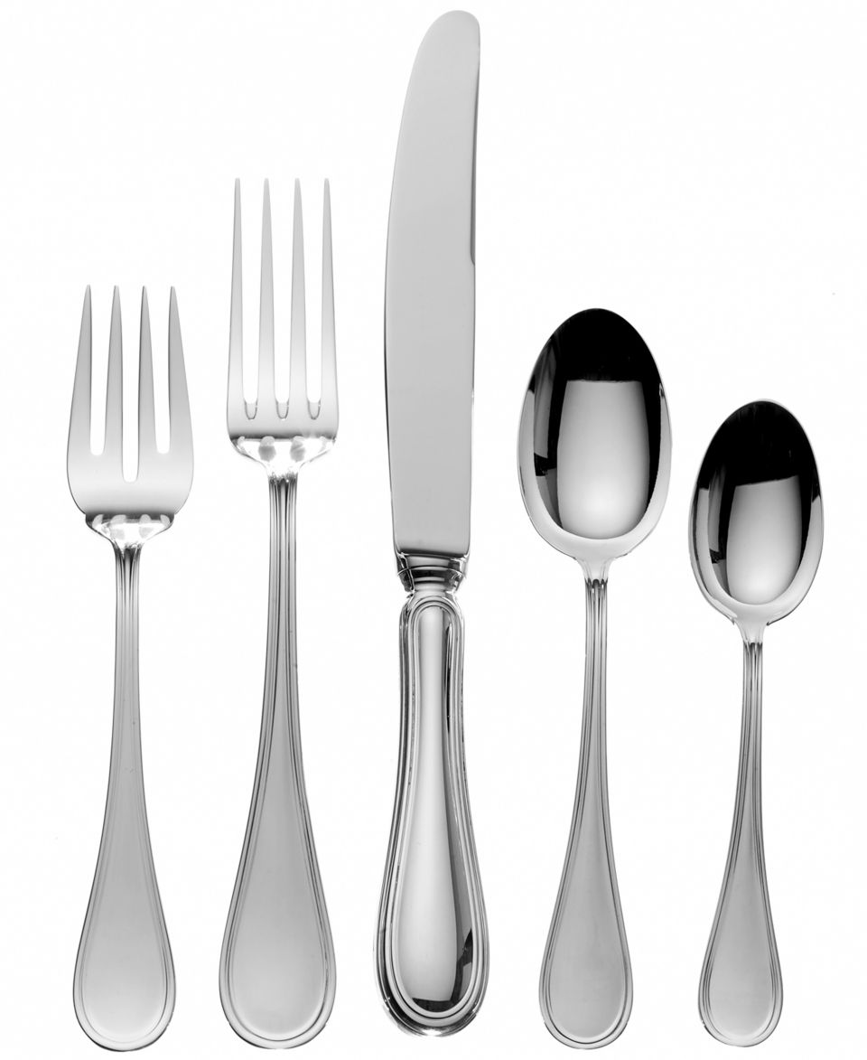 Wallace Euro Sterling Silver Flatware, Giorgio 66 Piece Dinner Set