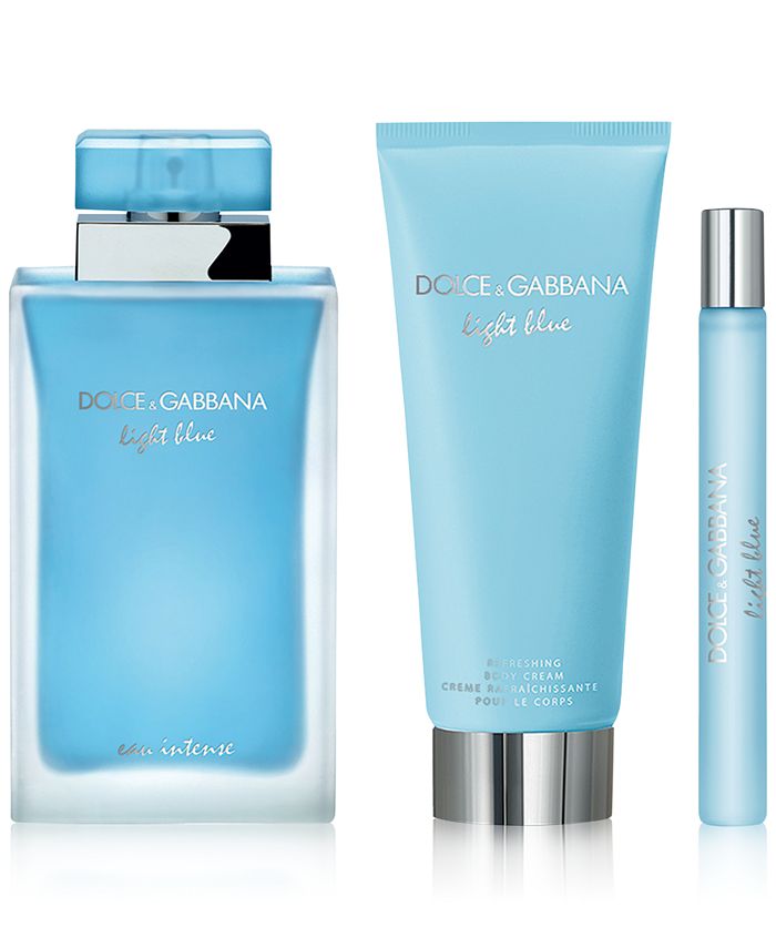 Dolce & Gabbana DOLCE&GABBANA 3-Pc. Light Blue Eau Intense Gift Set, A ...